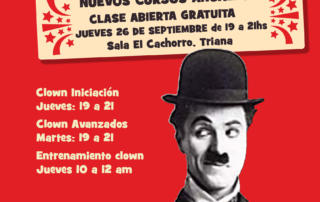 Cartel de anuales de clown